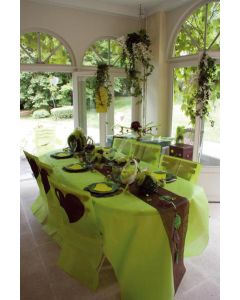 Nappe mariage vert anis éco 1.2 m x 10 m