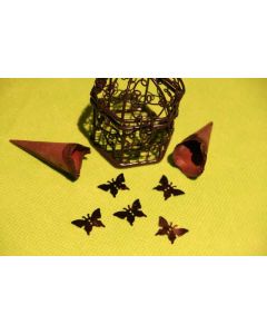 Confettis de table papillons chocolat
