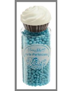 Perles pour décor alimentaire - bleu