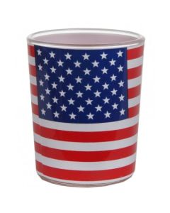 Photophore drapeau américain