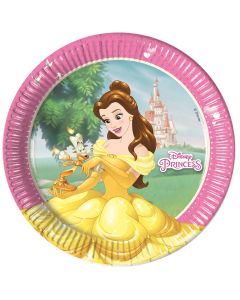 8 Assiettes Princesses Disney - 23 cm