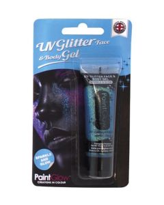 Fard UV paillettes - blister - 10 ml - bleu