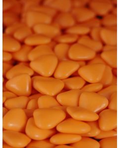 Dragées petits coeurs - orange