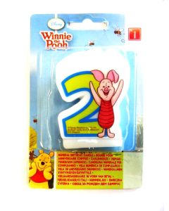 Bougie d’anniversaire n°2  - Winnie l’Ourson