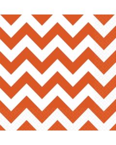 serviette chevron oranzge