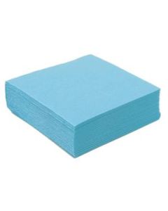40 serviettes cocktail en papier bleue lagon pas chères
