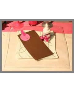 Serviettes - chocolat - x50