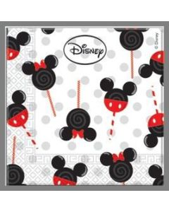 Serviettes Mickey bonbons - x20