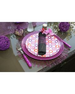 Sets de table sinamay prune