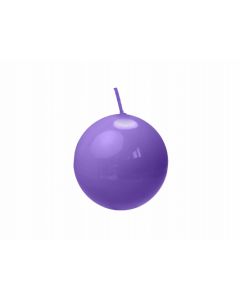 Bougie ronde violette - Ø 6 cm