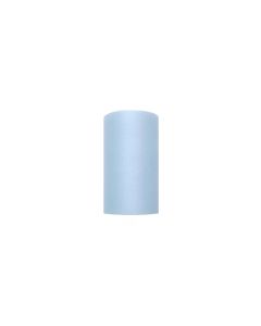Rouleau de tulle - bleu ciel - 8 cm x 20 m