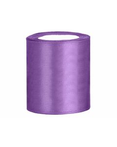 Ruban en satin 100 mm - violet