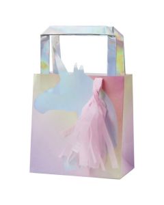 sacs Cadeau Licorne Iridescent x5